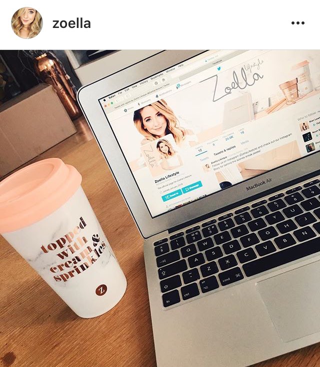 ZoeSuggInfo's tweet photo. 'Starting off the busy morning with a hot chocolate in my new travel mug! 👌🏼 | https://t.co/huzrRWFx2y https://t.co/1wqMcAeSne