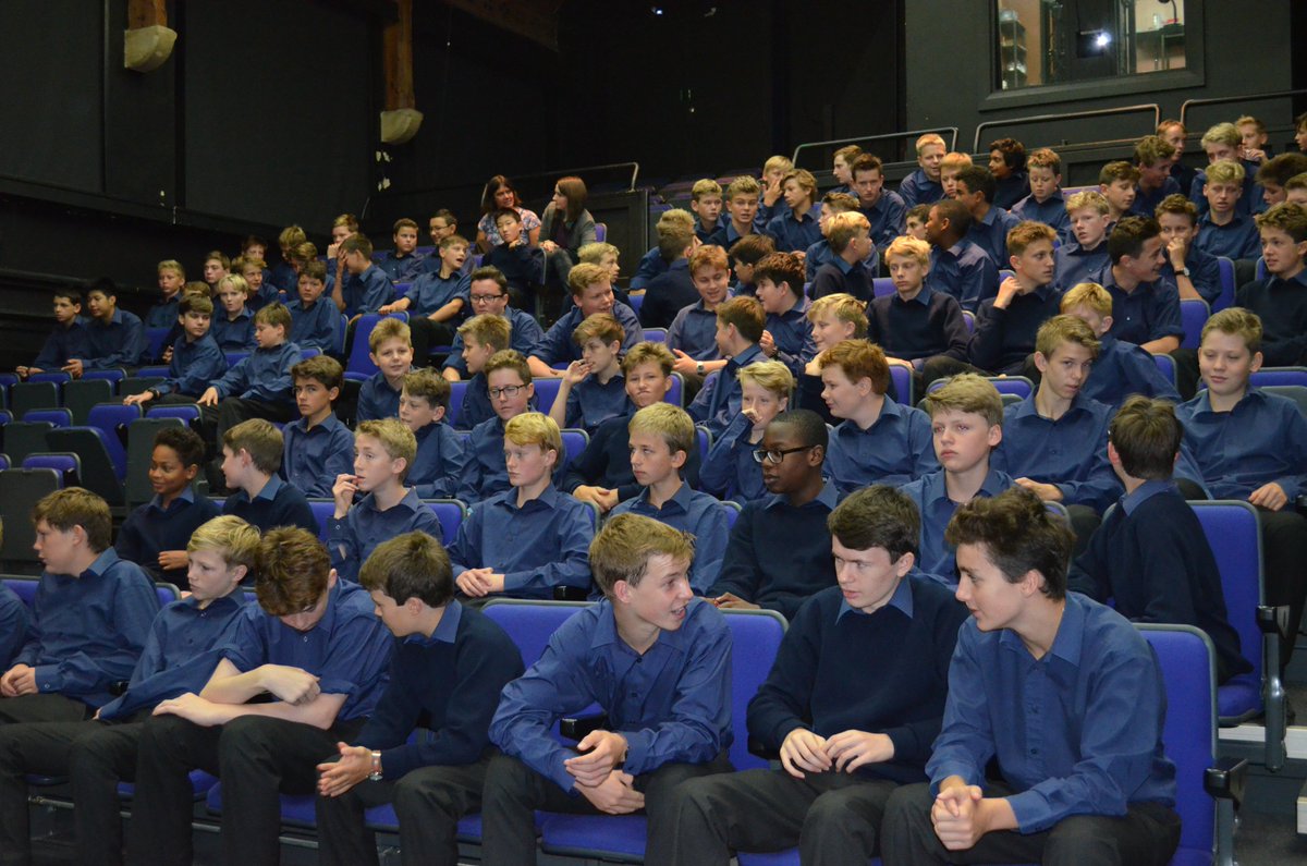 SherborneSchool's tweet photo. Welcome to our new boys. Enjoying a talk this morning from D J Brazier, author of adventure and survival book Alone. https://t.co/p8P0WpJsdC
