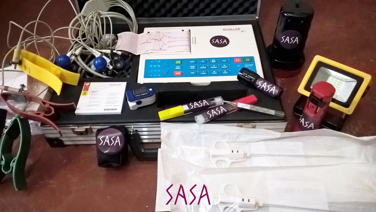 The #basic #medical #equipment is there! #sasafoundation supporting St.Joseph hospital in Moshi, #Tanzania