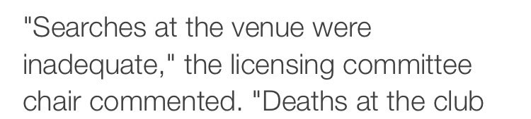 thomasnugent97's tweet photo. Has the licensing committee chair ever been to Fabric? https://t.co/cpLwiMaZek