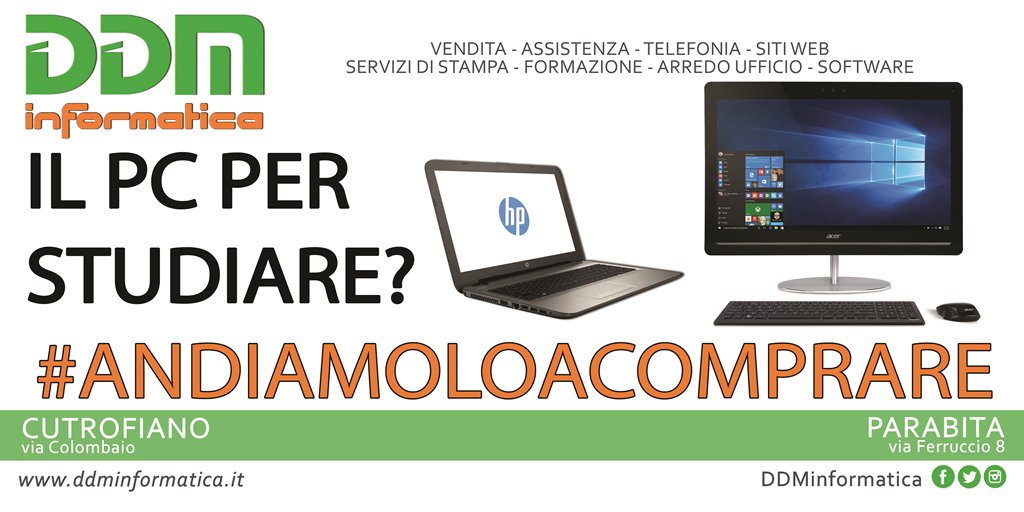 DDMinformatica's tweet photo. #ddminformatica #andiamoacomandare #andiamoloacomprare #computers
#scuola #notebook https://t.co/3uJyE7YRAg