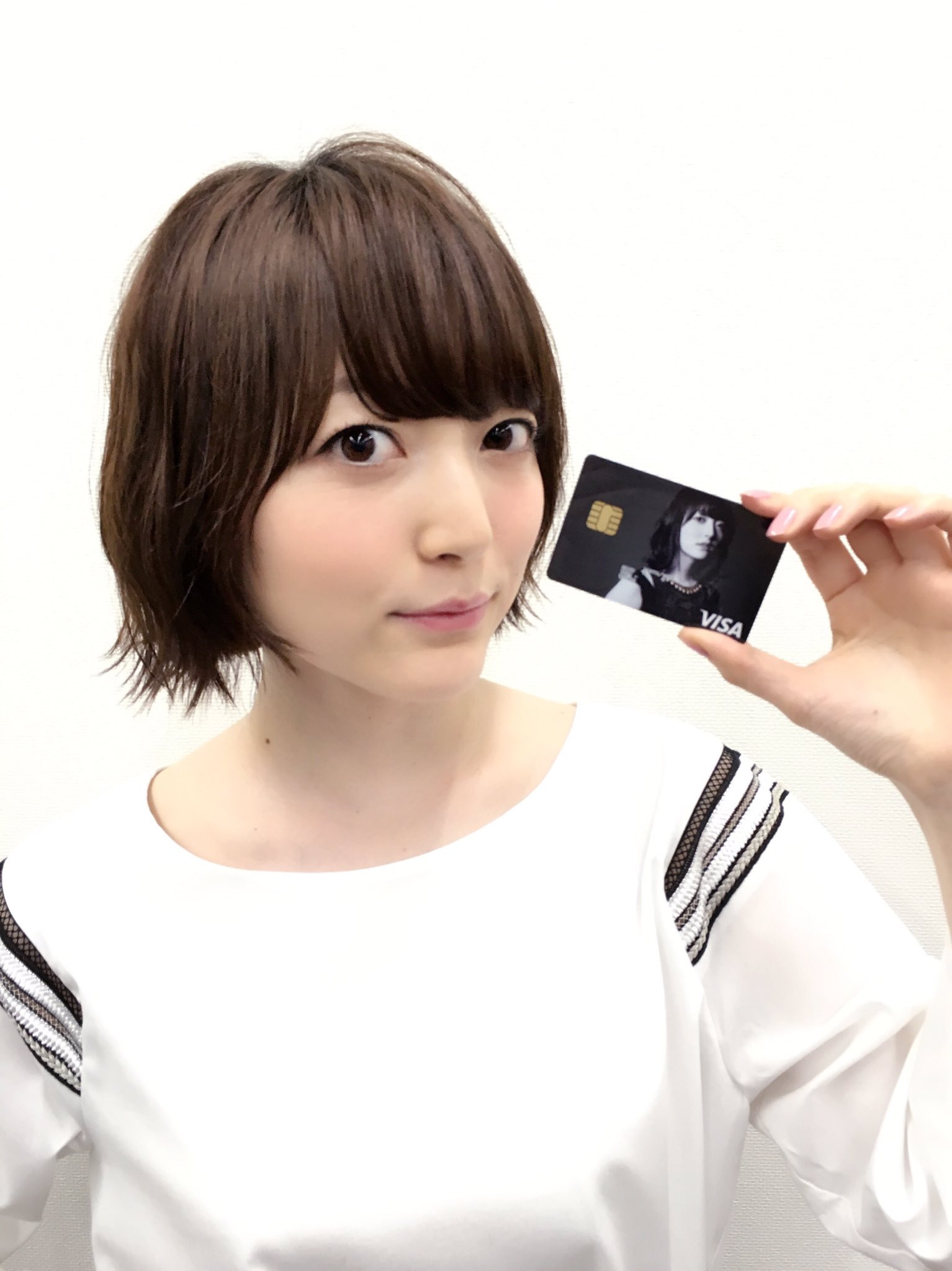 花澤香菜 VISAカード 撮り下ろしポストカード 花澤香菜 VISAカード 撮り下ろしポストカード