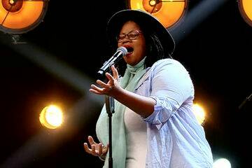 LewaMane's tweet photo. Our #WCW is the beautiful and talented Idols contestant @NomaNomz. You're doing great &amp; all the best! 😊❤

#IdolsSA https://t.co/WX8YWDS6Ya