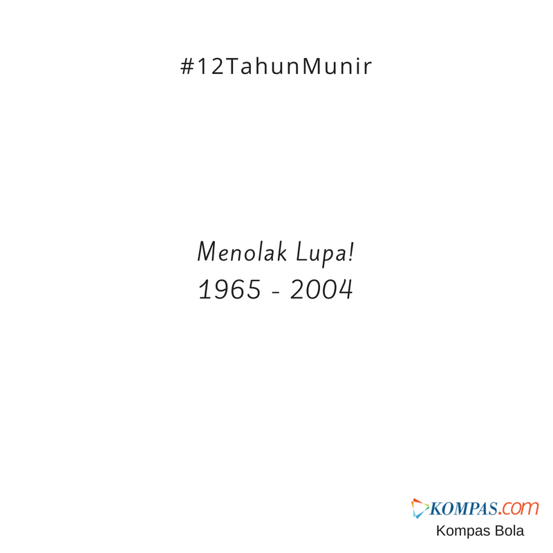 sportskompascom's tweet photo. Munir Said Thalib, Pejuang HAM yg hidup di ruang kebenaran yg kosong. #MenolakLupa #12TahunMunir #MunirDalamIngatan https://t.co/7GBeloiWrv