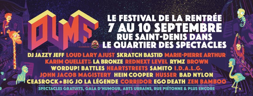 .<a href="/OUMFmtl/">OUMF</a> starts today, with so many talented people performing. Don't miss it!
bit.ly/2b5t5GG