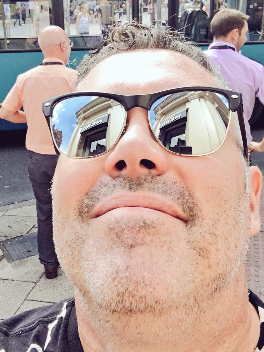 First day that I've required sunnies on this UK tour. Hello Liverpool! #HiddenClues