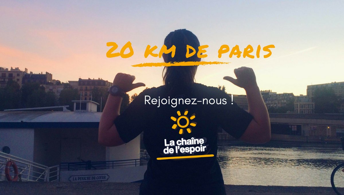 chainedelespoir's tweet photo. Derniers dossards pour les @20km_Paris, pour courir #solidaire rejoignez-nous ! #running https://t.co/EoHxU7Z3pa https://t.co/rw9OaBuIUj