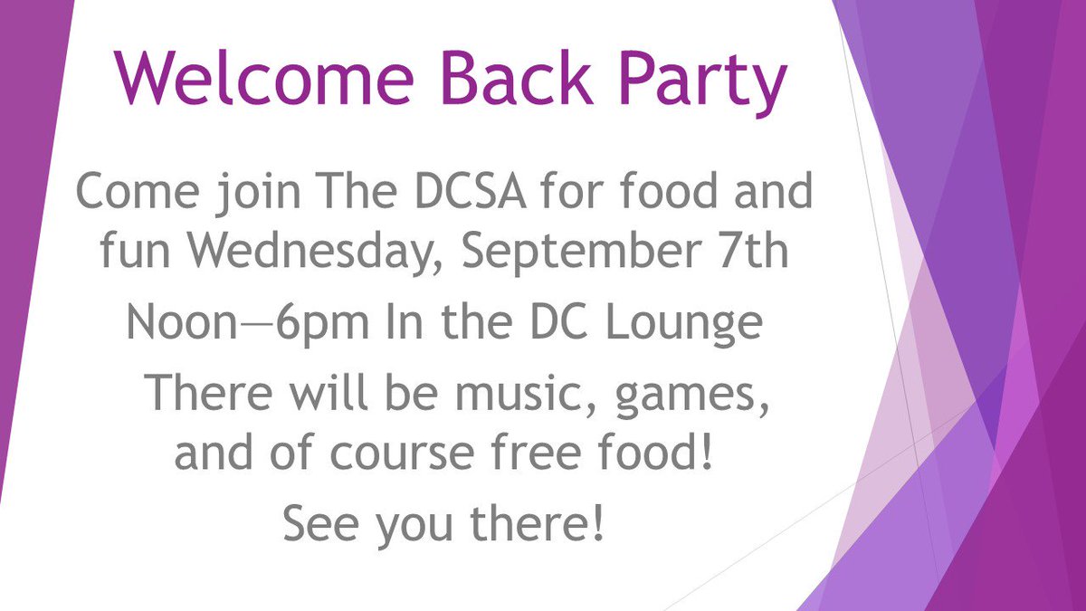 TheDSLA's tweet image. The Welcome Back Party Is Today!! Don't Miss Out!! #chipotle #party #free #food #fun #wii #xbox