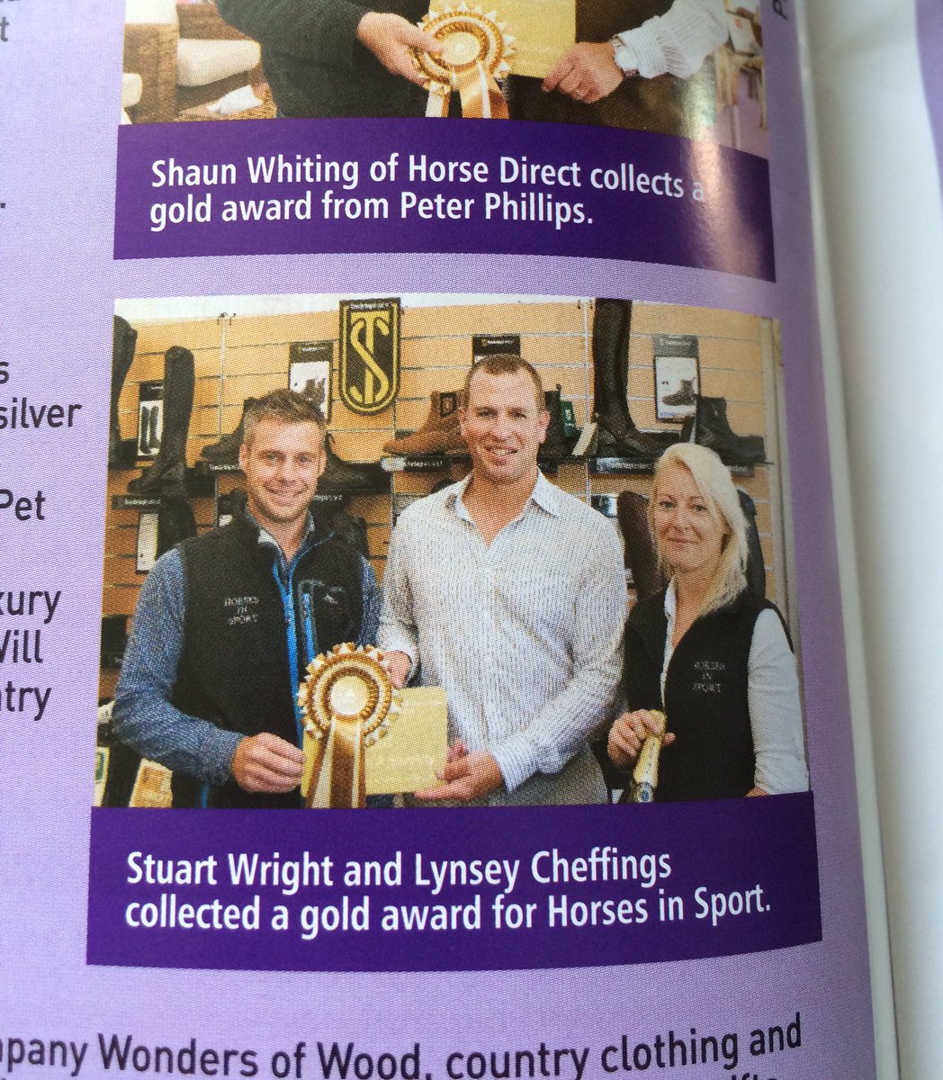 Picture in a magazine with Peter Phillips #horsesinsport #teamcheffings
