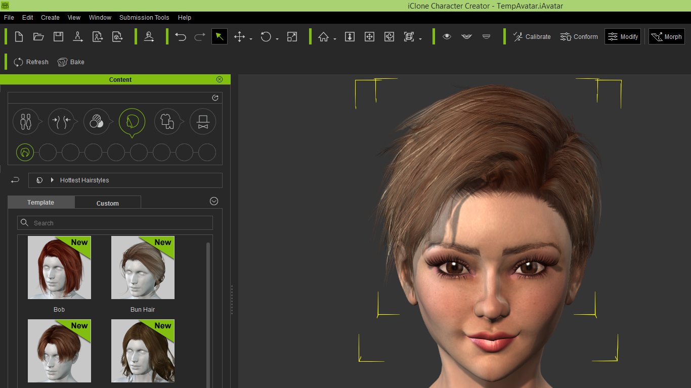 Universal Hairstyles | 3D Models | Character Creator