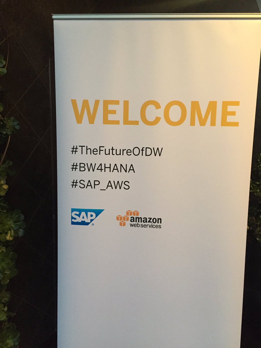 CastilloFer's tweet image. Getting ready for the BW/4HANA launch event! #SAP_AWS Follow it here: aws.amazon.com/sap/sap-bw4han…