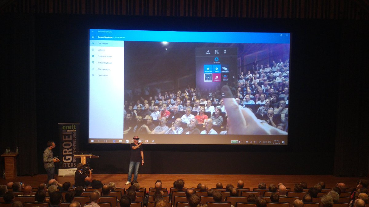 Amazing future gadgets #HoloLens #centech16