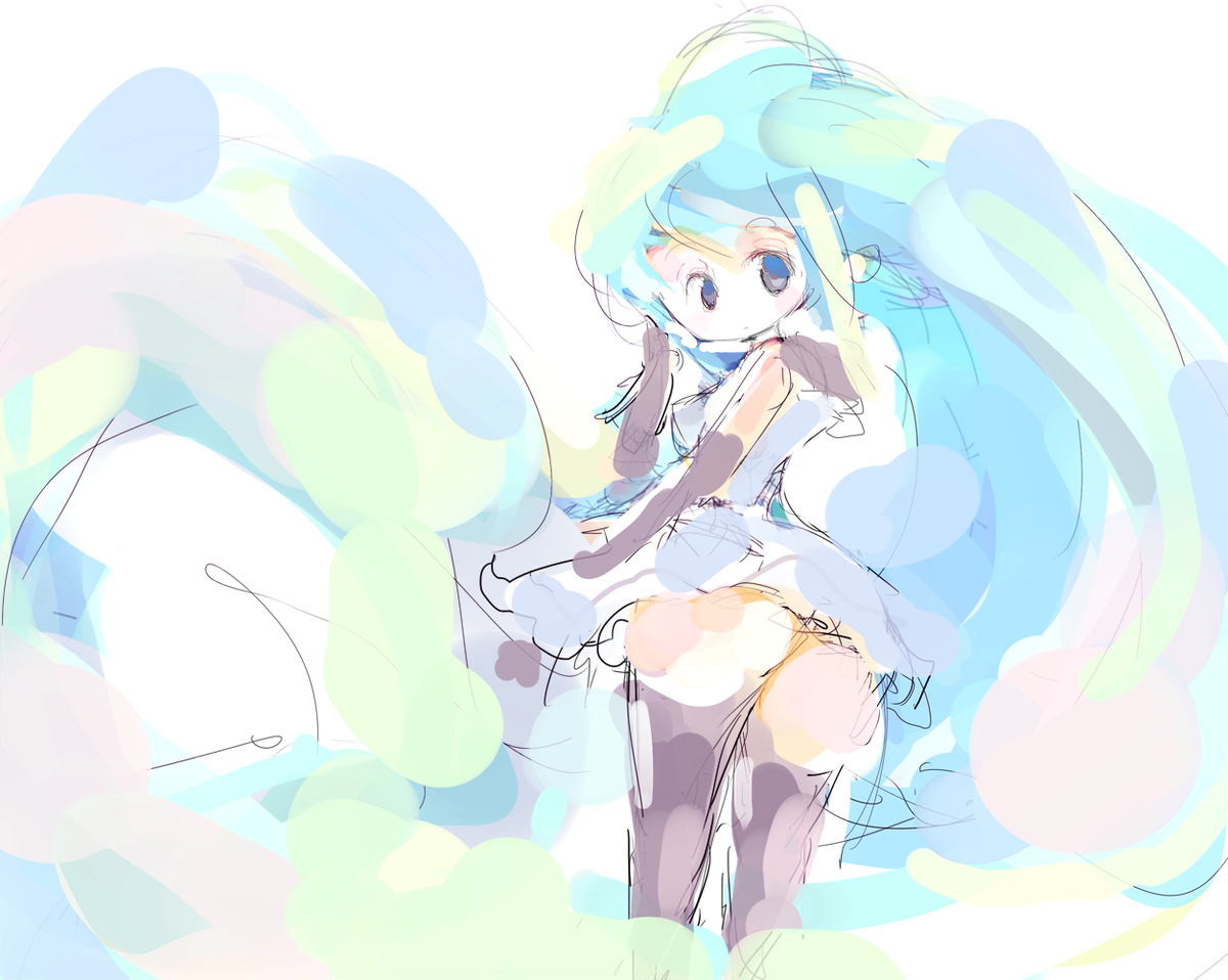 便乗。いぇあー! #五月雨のイラストをTLに流してさみさみしよう 
