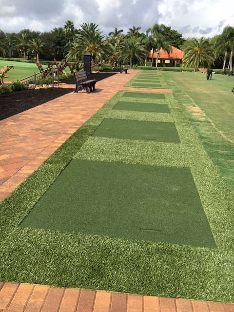 BocaGroveClub's tweet photo. #WhereYouLiveWednesday at #BocaGrove is showing off the new artificial turf addition to the driving range tee! https://t.co/wRsAKYMXU1