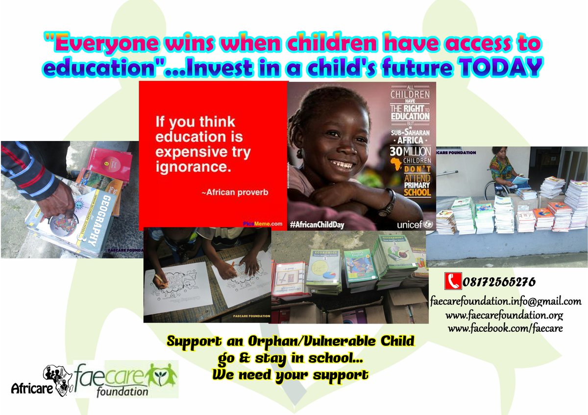 FrekyAndy's tweet photo. @faecare reaching out to make the future possible for an #orphan and a #vulnerablechild Join us make a difference https://t.co/MalXSIJVOP