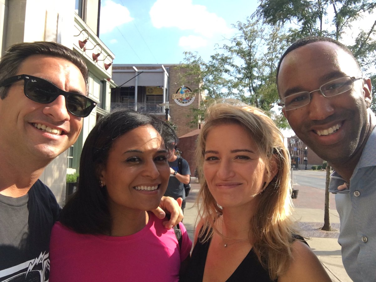 KatyTurNBC's tweet photo. Road Warriors in Ohio!!! Love me some @kwelkernbc and top notch producers @AnthonyNBCNews @MoshehNBC https://t.co/ATHKCIVXIW