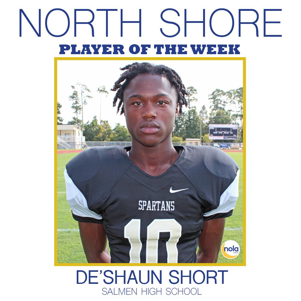 Salmen's De'Shaun Short named North Shore Athlete of the Week trib.al/FfaCgK1 #nolaprep