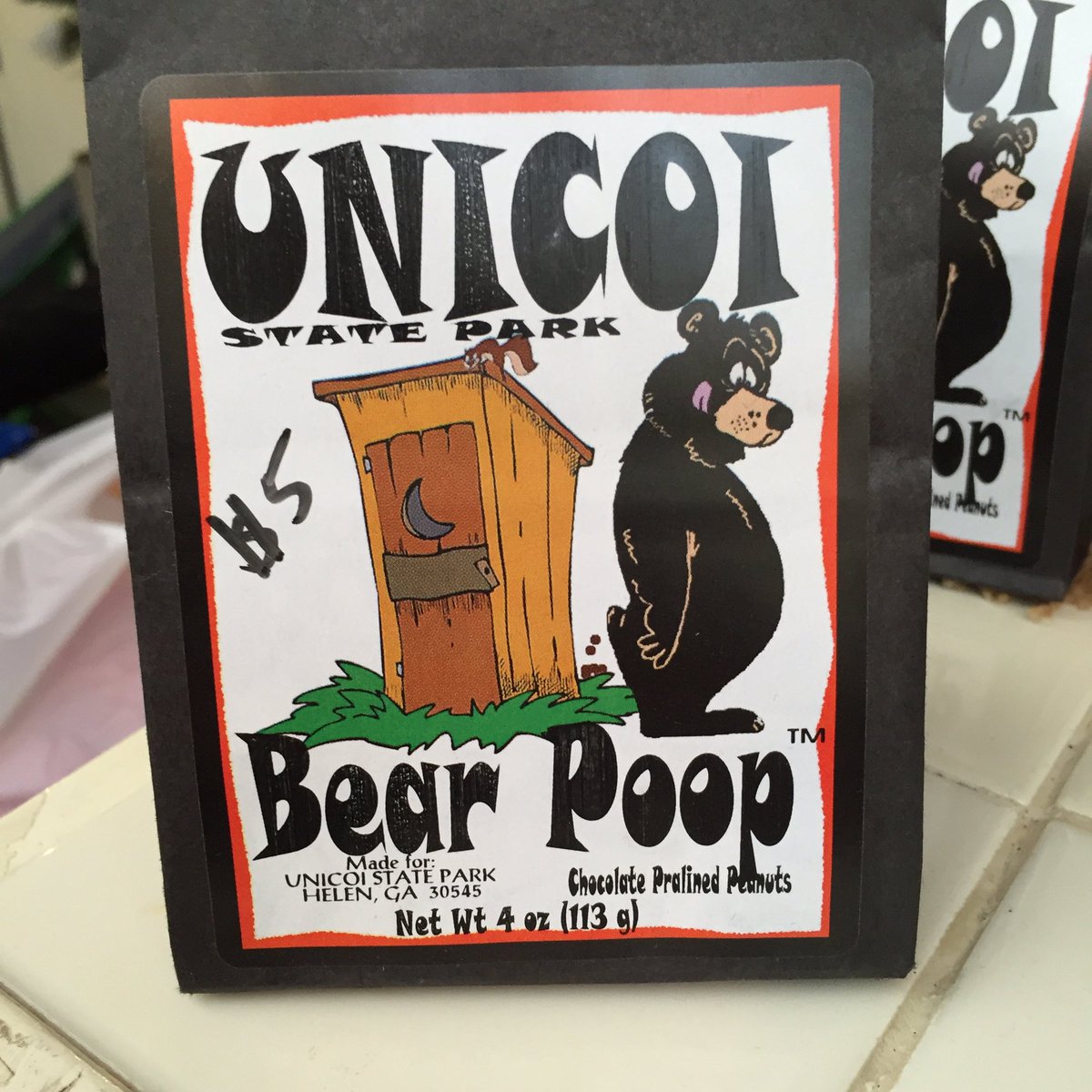 ToursForDoodie's tweet photo. Here in Unicoi State Park, apparently bears have restricted diets, hence pricey bear poop @FallonTonight #badsigns https://t.co/udDTkrUV8T