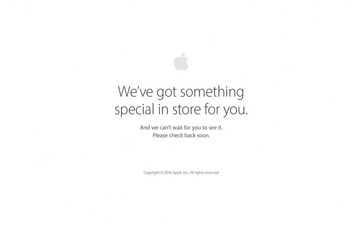 iTech911's tweet photo. Apple Store Goes Down Ahead of iPhone 7 Unveiling https://t.co/zacjuY8WLw