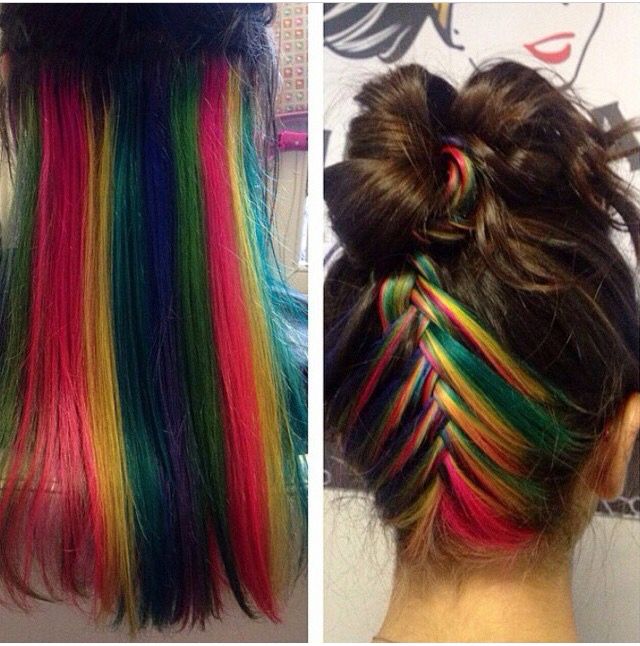 INFOREMAMX's tweet photo. #SecretRainbow es la tendencia de tinte que están adoptando varias chicas. https://t.co/ByHFfwav9T #EresDeEsosQue https://t.co/WK2AVV4aTW