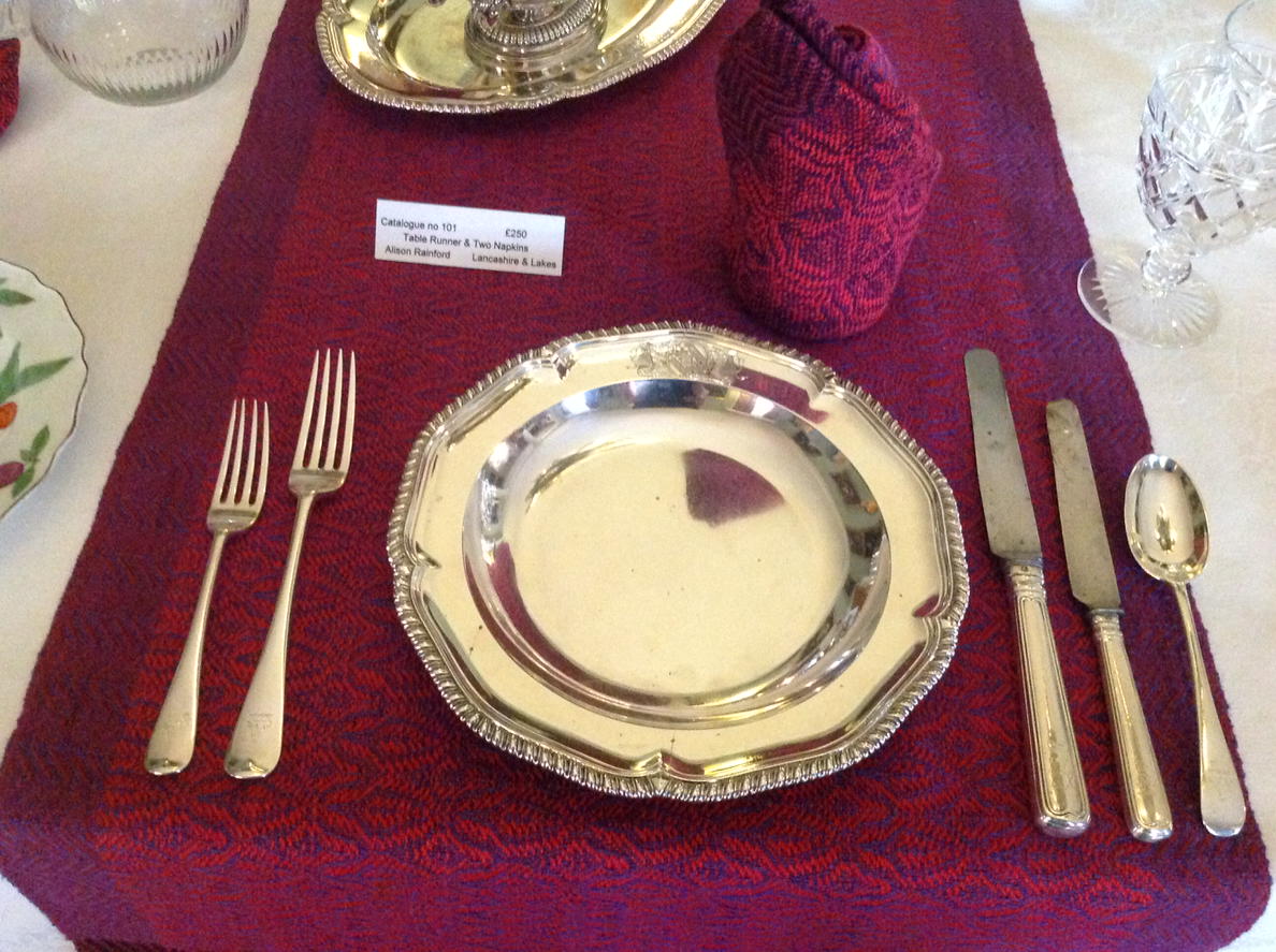PrincessHamira's tweet photo. Taking place @NTKillerton right now @AGWSD Weavers Spinners &amp; Dyers national biennial exhibition #ThreadsInTime https://t.co/bphSnPyHoV