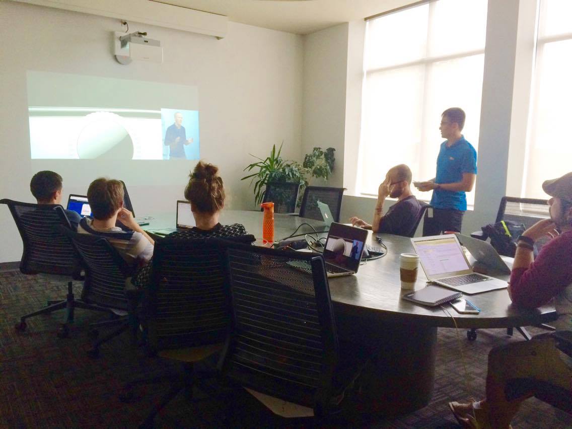 Everyone stop what you're doing, #AppleEvent is here.