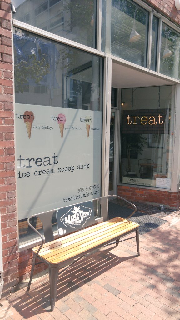 Perfect day to treat myself to some ice cream from <a href="/treatraleigh/">treat</a> in <a href="/CityMarket1914/">City Market Raleigh</a>! #LiveRaleigh 🍦🍨