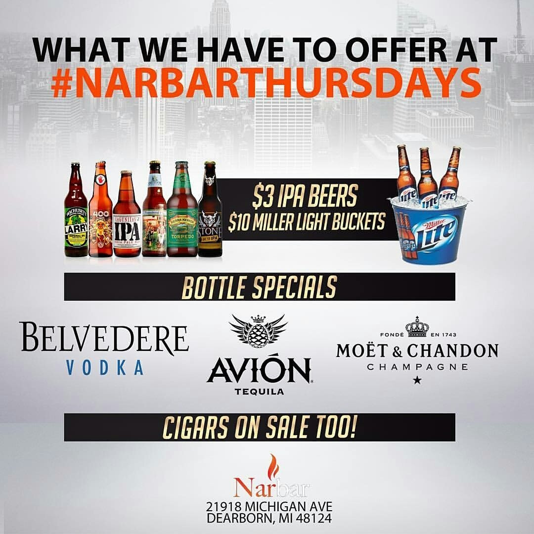 NarBarDearborn's tweet photo. https://t.co/sYhCST2PQH