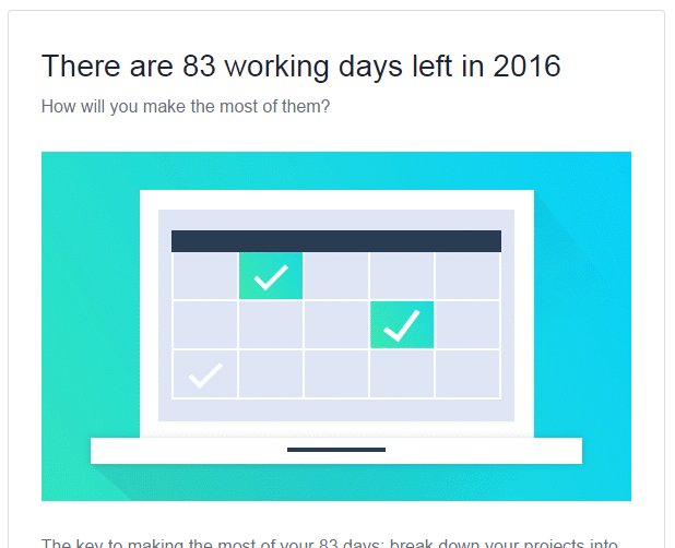 randyhoyt's tweet photo. This email (from task mgmt company) caused me a little bit of panic. :-) 
 
#83WorkingDays #SoMuchTime #SoLittleToDo https://t.co/CKMKu1R4cE