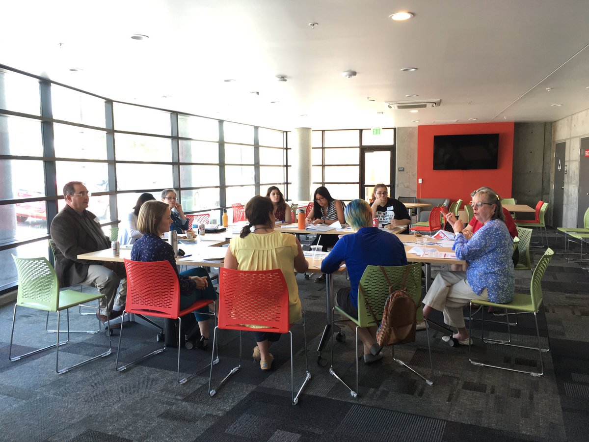 NPHANC's tweet photo. NPH members @EdenHousing @LifeSTEPSusa @CatholicCharSCC #FirstCommunityHousing discuss residents and voter education https://t.co/FKpYVXD7w9