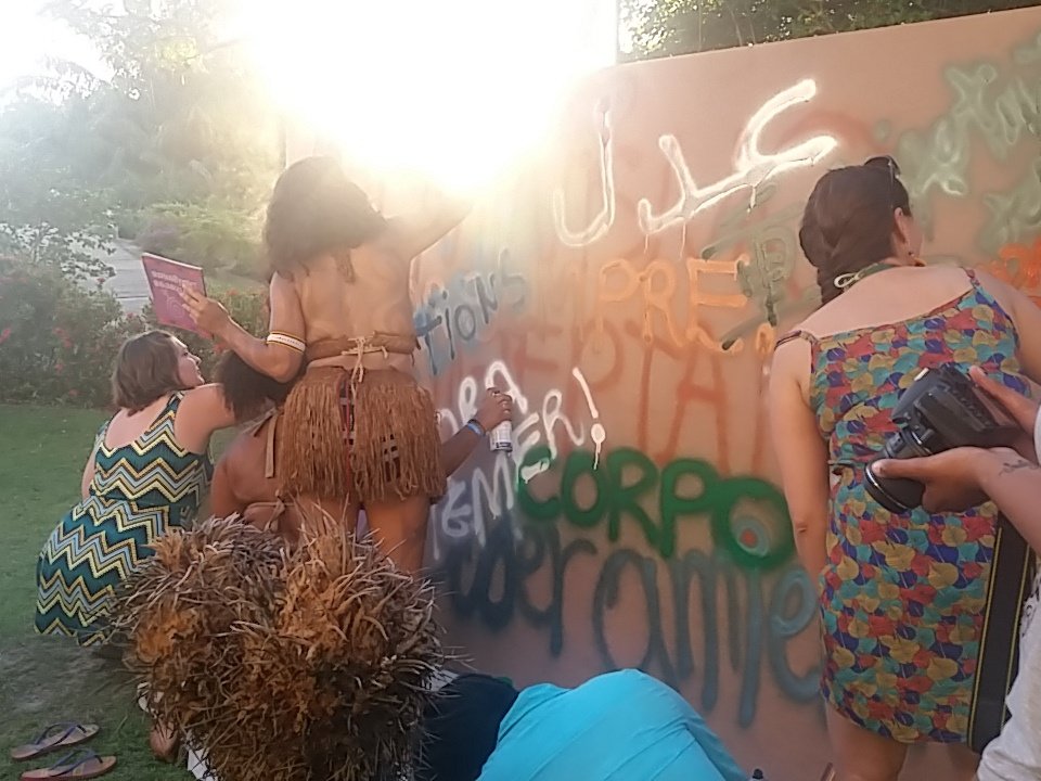felogene's tweet photo. Co-creation of #feministfutures @panmelagraffiti #AWIDForum #YFAday #PracticeSolidarity https://t.co/NsDTtaXDvh