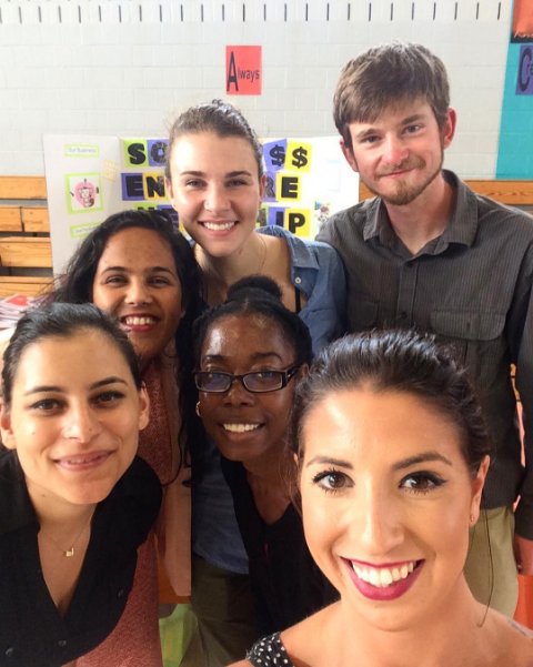 cschools's tweet image. A well deserved post teaching selfie #CPS #AmeriCorps #csbacktoschool