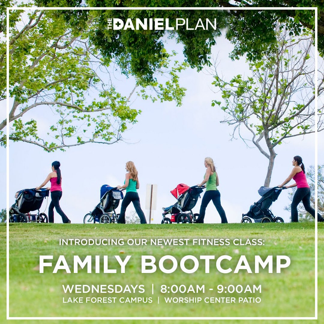 SB_Women's tweet photo. Are you feeling stuck? Have kids but have no one to workout with? Come join the Daniel Plan Fitness-Family Bootcamp! https://t.co/iDqwBz9Sle