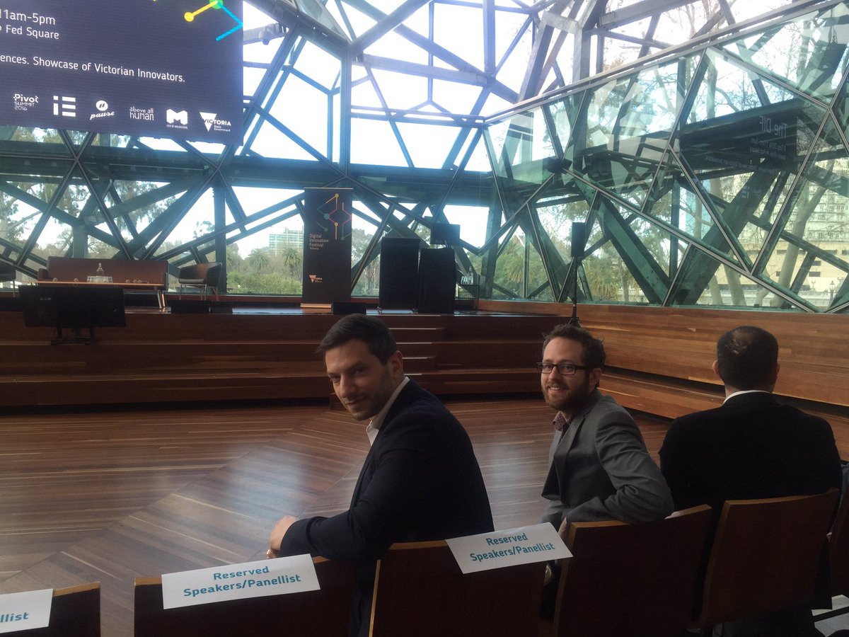 PanelHype's tweet image. Digital Innovation Festival Victoria. Steven and Ian will be sharing their #startup experience at #TheDIF