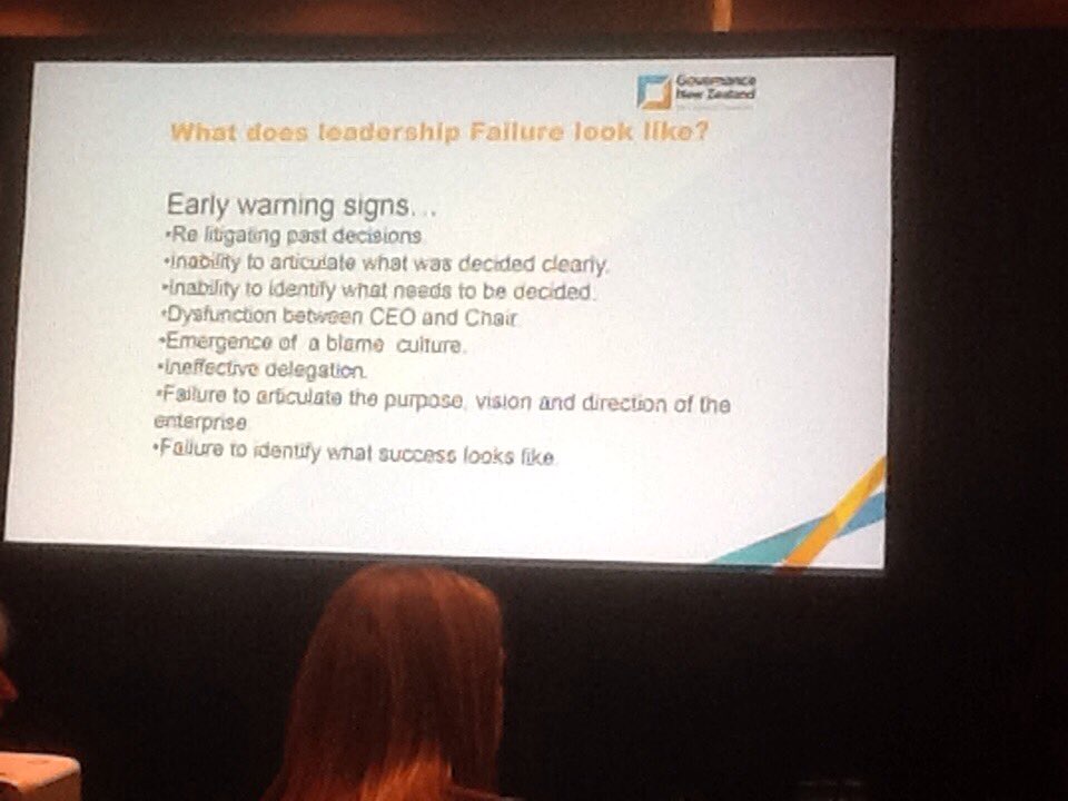 First sign of a dysfunctional board...  re-litigating board decisions <a href="/GovernanceNZ/">Governance</a>