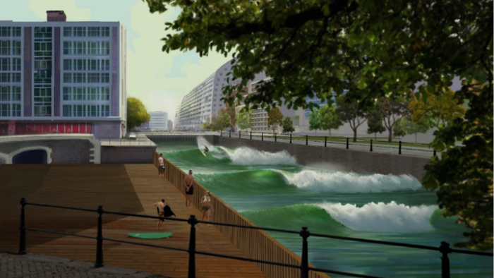 CraveOnline's tweet photo. .@waveloch brings big waves to the big city with their wave pool technology. https://t.co/USbelJwXOb