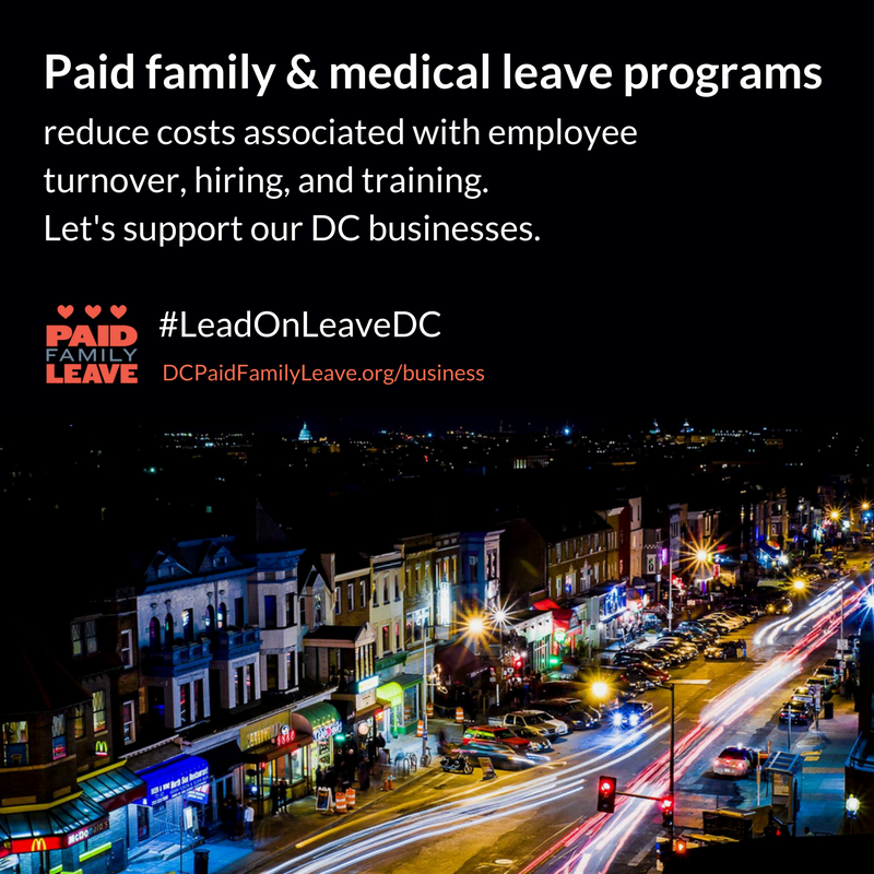 DCPaidLeave's tweet photo. #PaidLeave4DC supports employees &amp; employers alike. Looking forward to tonight's @AdamsMorganANC meeting! #ANC1C https://t.co/YQuBRXf7b2
