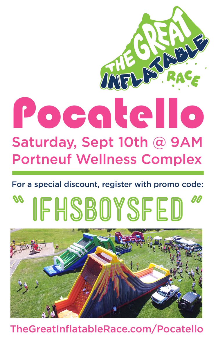 ifspudannual's tweet photo. Use this code for a discount at this awesome race in Pocatello on Sat. Check it out here: https://t.co/ZIAK4su6Mm https://t.co/Gv4uaC5w1j