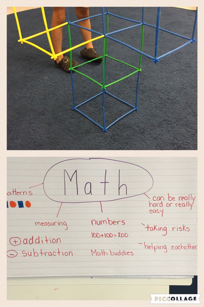 mslbucci's tweet image. We started building our math community today! Look what the 1's told me about math! #foundationbuilding #mathtalk