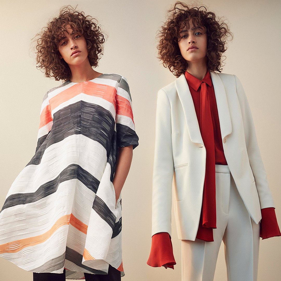 Luxe #tailoring + flowing knits add serious WOW to your #workwear! PreO <a href="/NelliePartow/">Nellie Partow</a> here: moda.cm/NelliePartowSS…