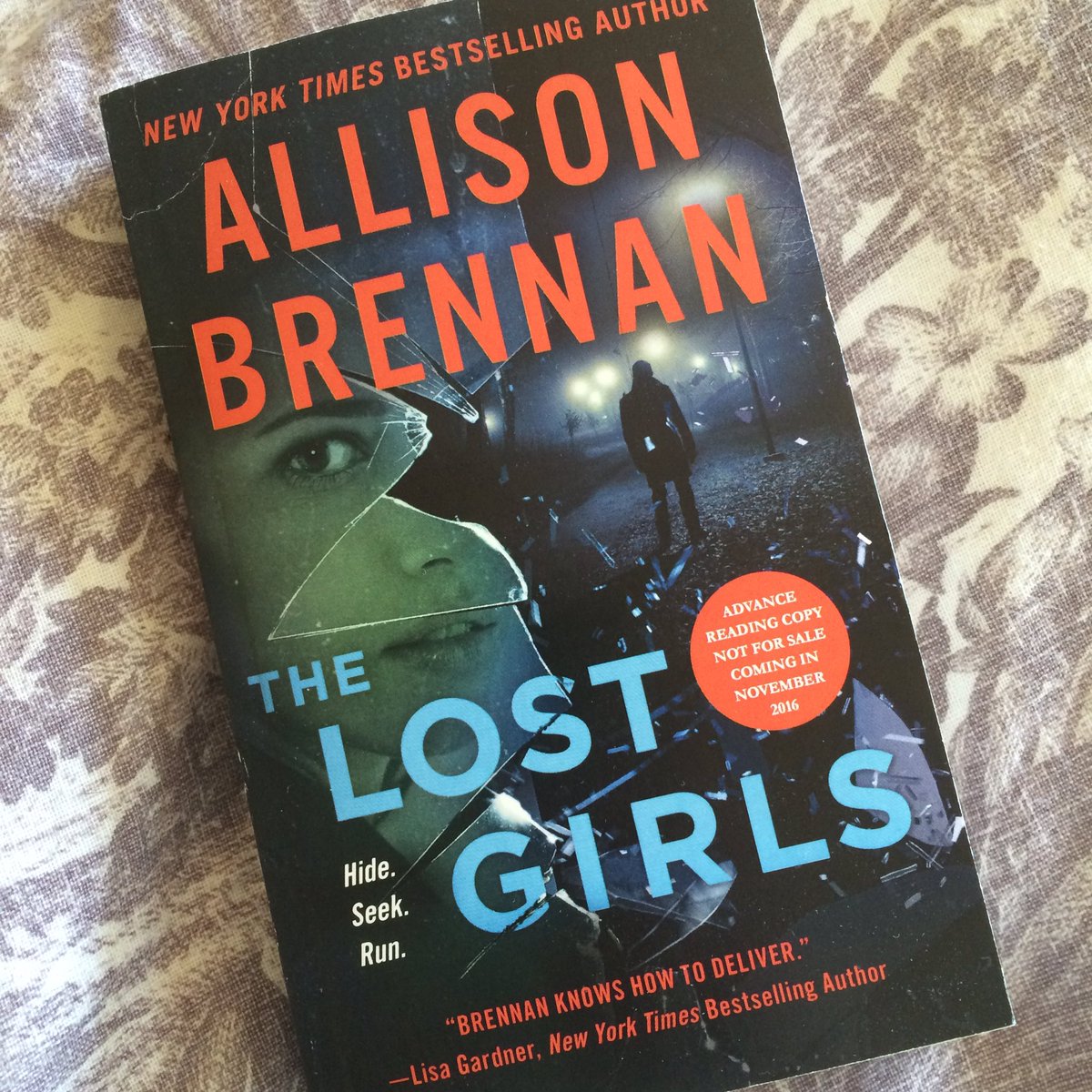 Allison_Brennan's tweet photo. Look what I got! #LucyKincaid out 11.1.16. #advancedreadingcopy https://t.co/zXeTrvhwv8