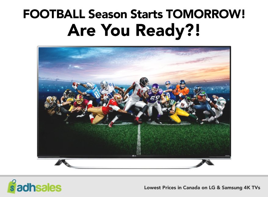 ADH_Sales's tweet photo. New Big Screen TV's just in time for kickoff!
49" - 78" LG + SAMSUNG TV's
LED / SMART / 4K / CURVED / 3D / OLED https://t.co/uLdKtzGvTy