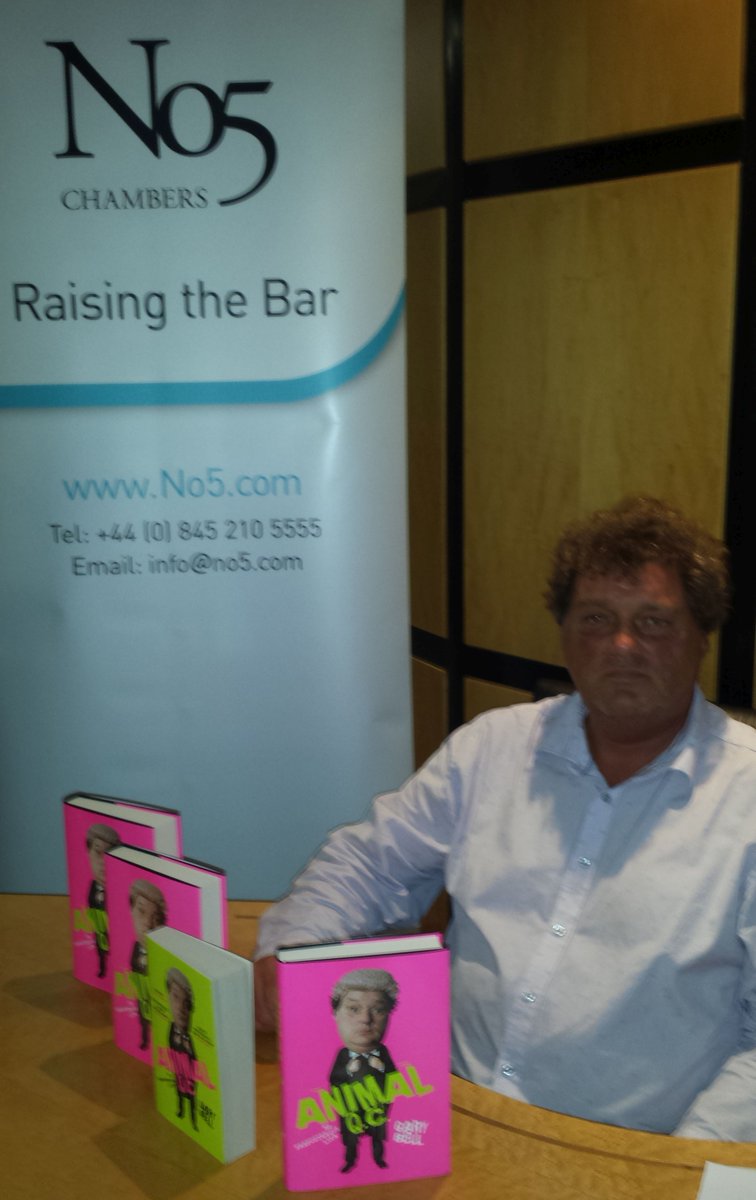 Metropolis2Ltd's tweet photo. @garybellqc of @No5Chambers signs autobiography "Animal Q.C." #legal #barrister #author https://t.co/sk4bVRfkCt https://t.co/d2yFuk5TUX