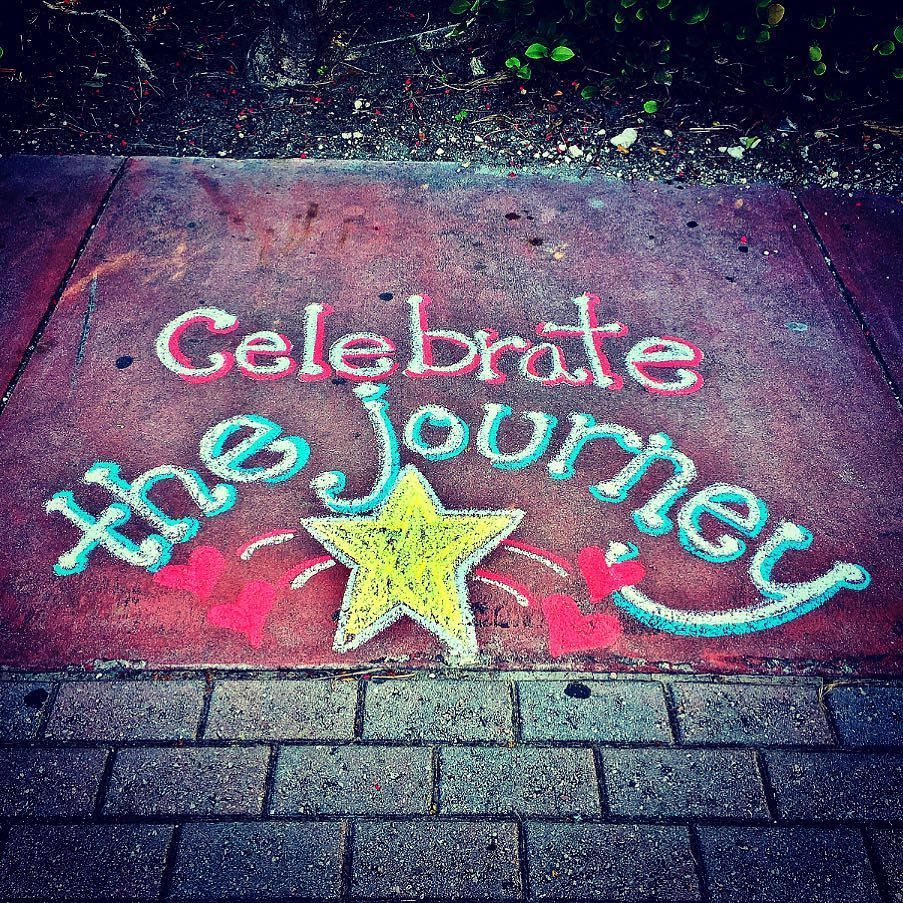chalkproject's tweet photo. Enjoy where you are on the way to where you are going! Celebrate how far you have come and have faith in how far yo… https://t.co/XDCVGleVp2