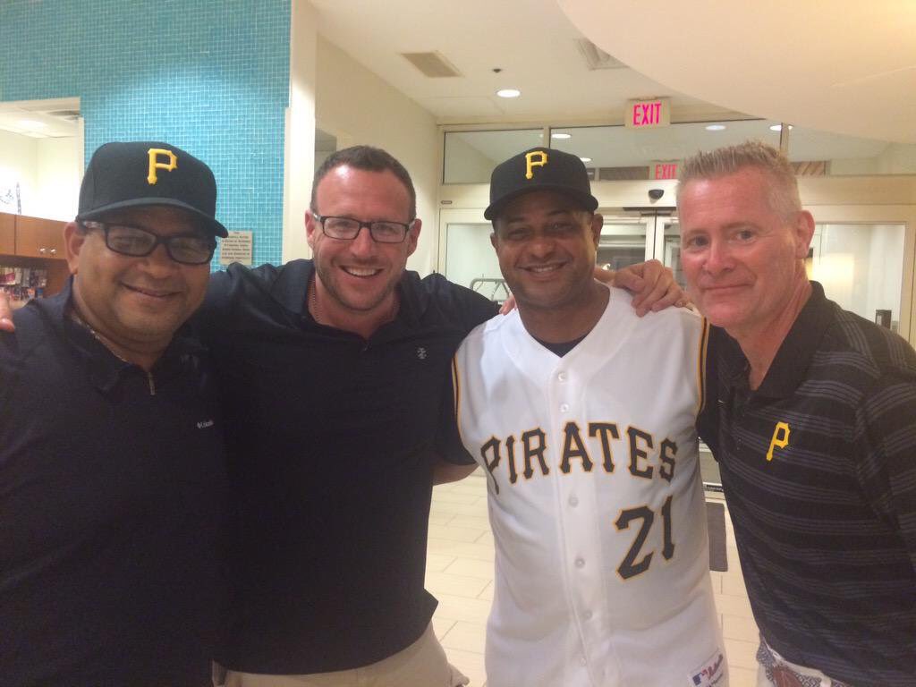 DanGoines's tweet photo. Last summer @Pirates game with my buddy Scott. #LetsGoBucs #ClementeDay #MLBRoyalty https://t.co/8jBBgOWqrn