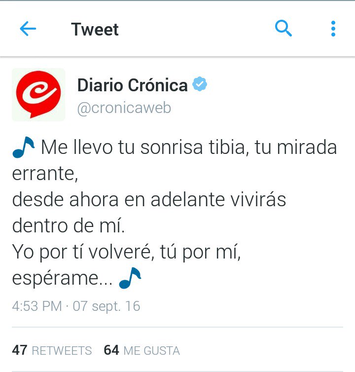 sgfuertes's tweet photo. En #Crónica #TrabajamosCantamosYNosDivertimos. Humilde homenaje #Tuiteado a la genia de la movida tropical: #Gilda https://t.co/zvGkapaNT6