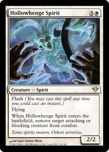 EveryMTGcardBot's tweet photo. Hollowhenge Spirit
 #mtg #magicthegathering https://t.co/6Di8vAINWC