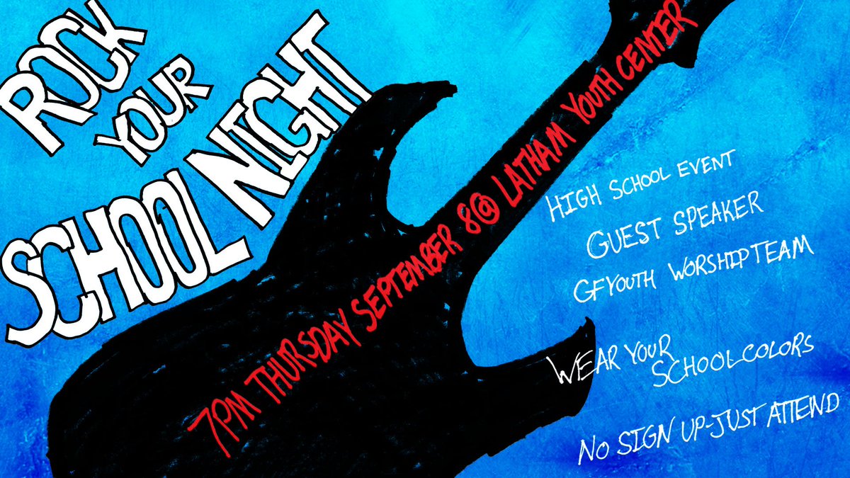 gracefellyouth's tweet photo. The best thing to do week 1 of school: HS #GFYouth #RYSN. Special speaker &amp; worship. https://t.co/JIgDUU5Fxp