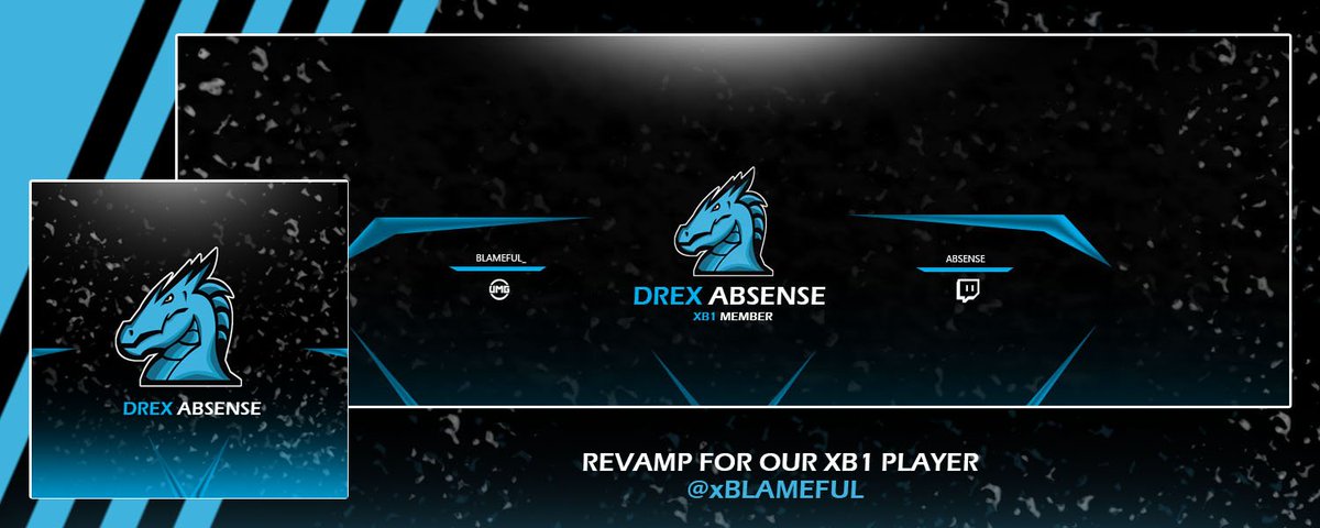 Drex_Nation's tweet photo. Revamp for our @xBlameful on the xb1 team 
#TheDrexDen https://t.co/V8PXkE8jOG