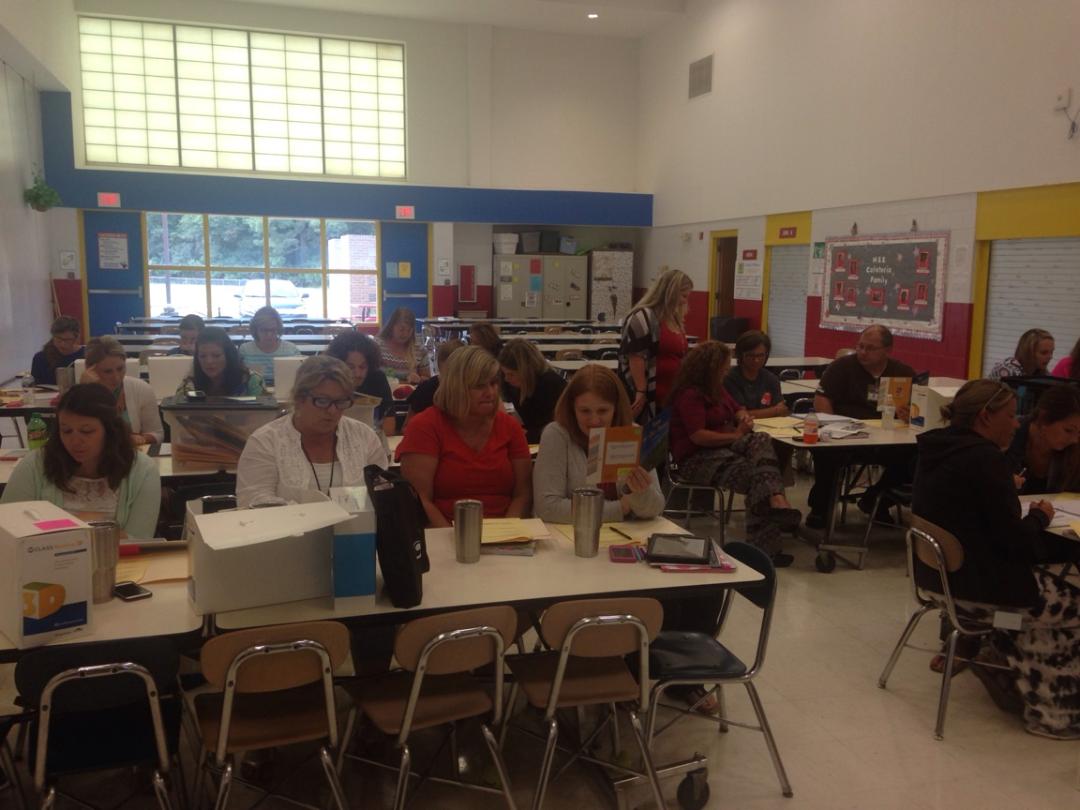 NEE teachers participated in TRC calibration training today.  I loved the collegial conversations!!